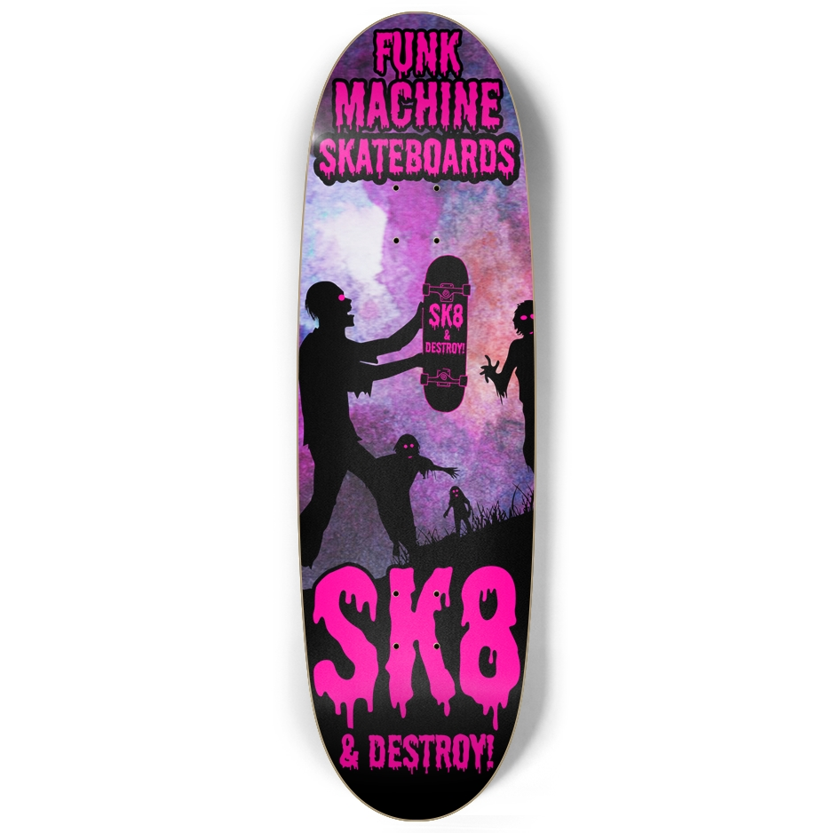 SK8 & DESTROY! 9-3/4" EGG SHAPE SK8 DECK