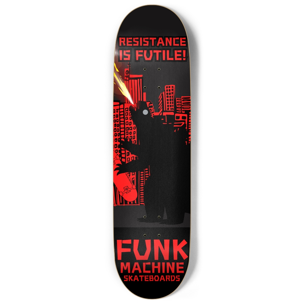 RESISTANCE IS FUTILE! 9" POPSICLE SK8 DECK