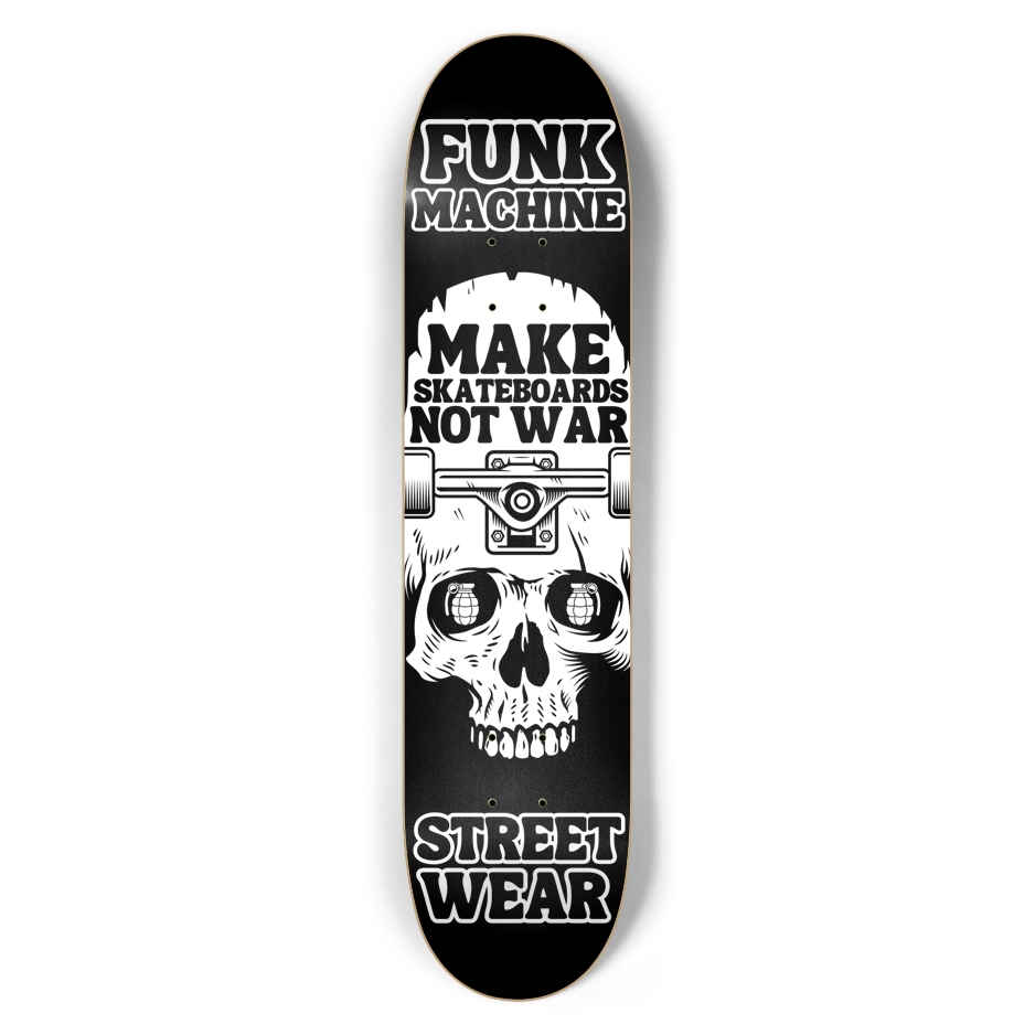 MAKE SKATEBOARDS NOT WAR 7-1/2" POPSICLE SK8 DECK