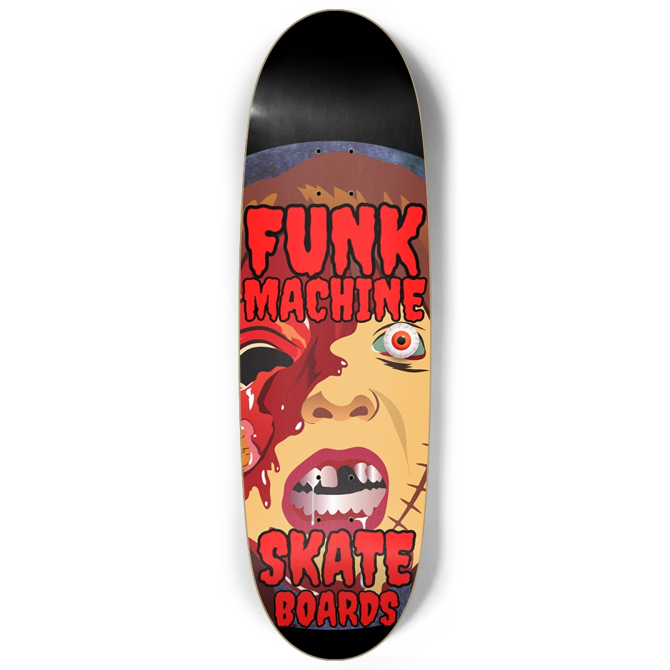 FUNK MACHINE GRIND HOUSE 9-3/4" EGG SHAPE SK8 DECK