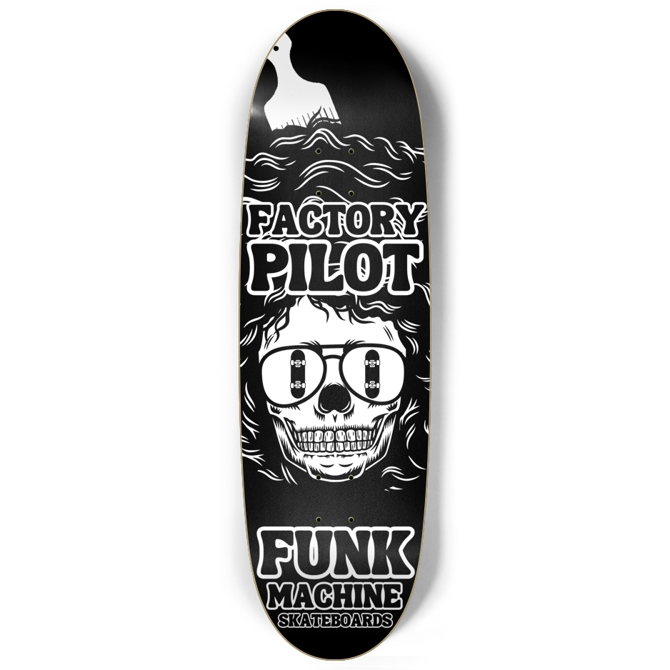 FUNK MACHINE FACTORY PILOT 9-/34" EGG SHAPE SK8 DECK