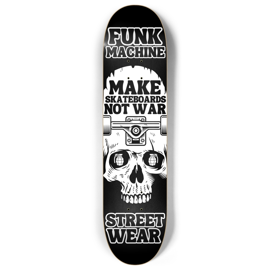 MAKE SKATEBOARDS NOT WAR 8" POPSICLE SK8 DECK
