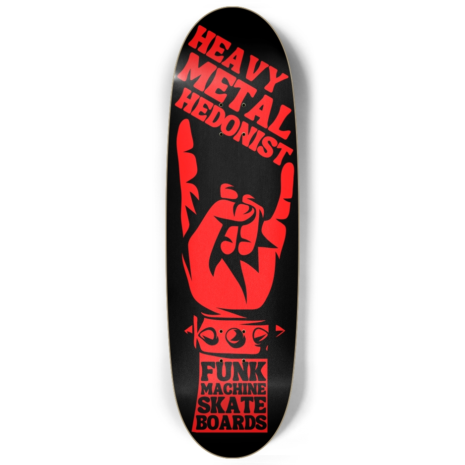 HEAVY METAL HEDONIST 9 3/4" EGG SHAPE SK8 DECK
