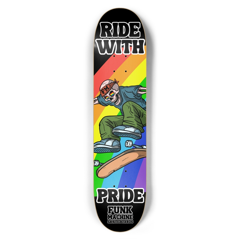 FUNK MACHINE RIDE WITH PRIDE! 7-1/2" POPSICLE SK8 DECK