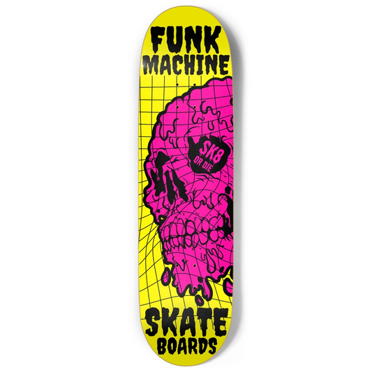 FUNK MACHINE FROM BEYOND (PINK) 9" POPSICLE SK8 DECK