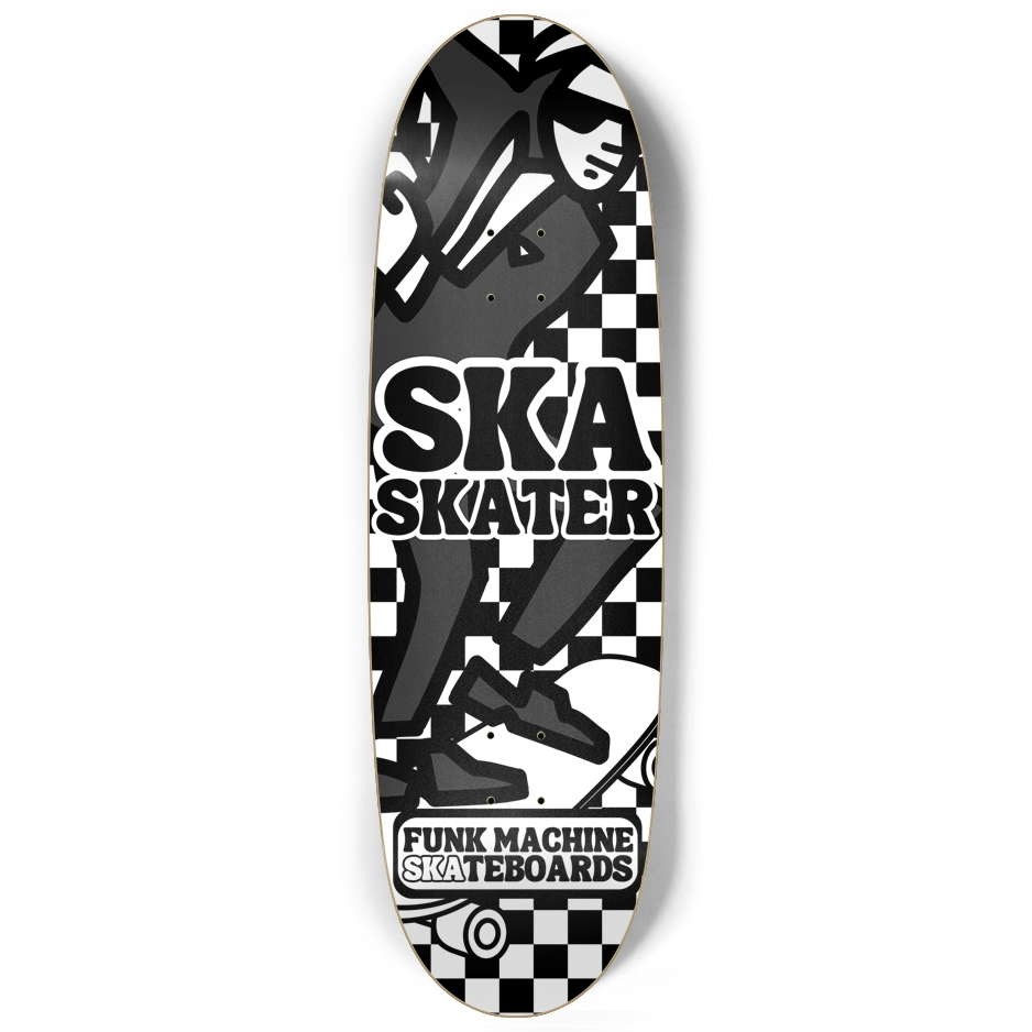 SKA SKATER 9-3/4" EGG SHAPE SK8 DECK