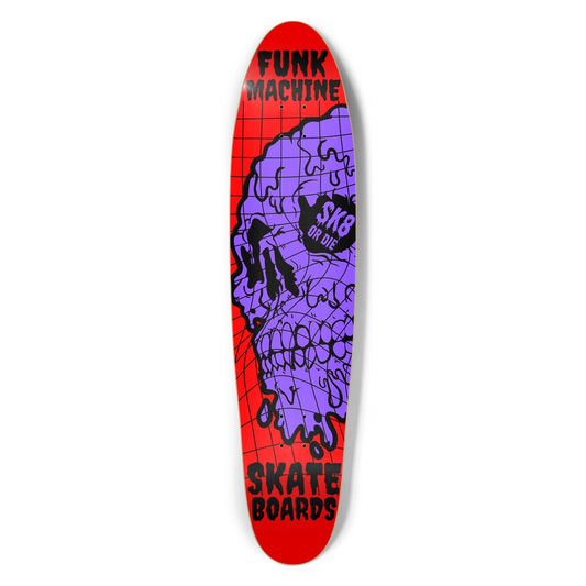 FUNK MACHINE FROM BEYOND (PURPLE) LONGBOARD SK8 DECK