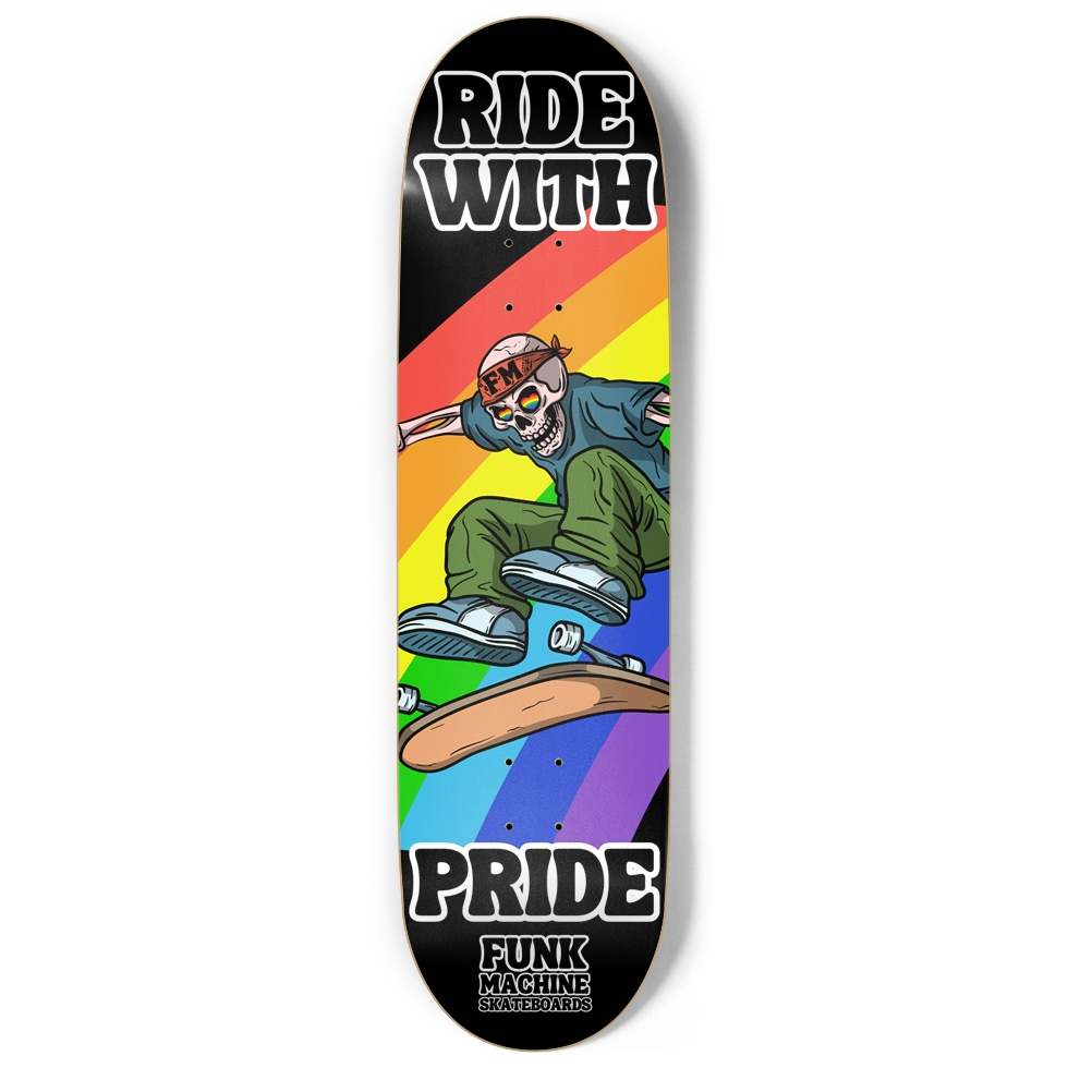 FUNK MACHINE RIDE WITH PRIDE! 9" POPSICLE SK8 DECK