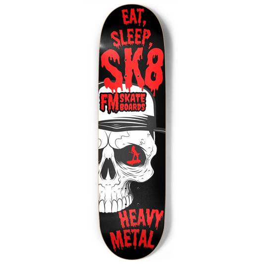 EAT, SLEEP, SK8 HEAVY METAL 9"POPSICLE SK8 DECK