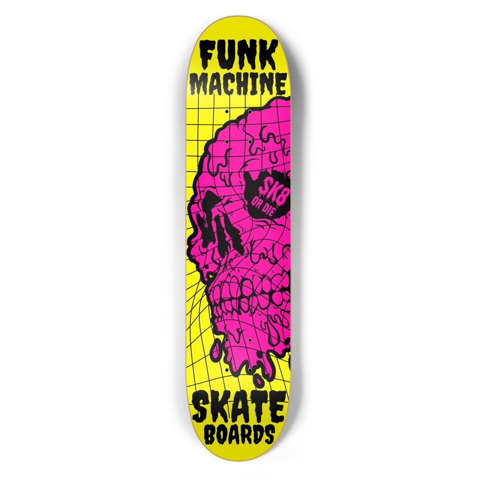 FUNK MACHINE FROM BEYOND (PINK) 7-1/2" POPSICLE SK8 DECK