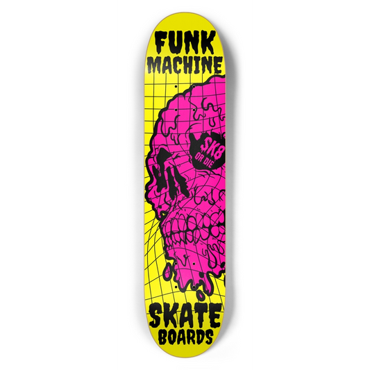 FUNK MACHINE FROM BEYOND (PINK) 7-1/2" POPSICLE SK8 DECK