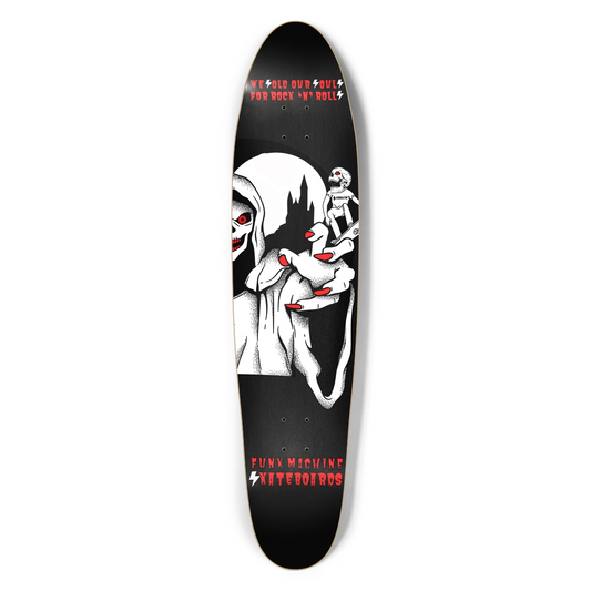 WE SOLD OUR SOULS FOR ROCK'N'ROLLS LONGBOARD SK8 DECK