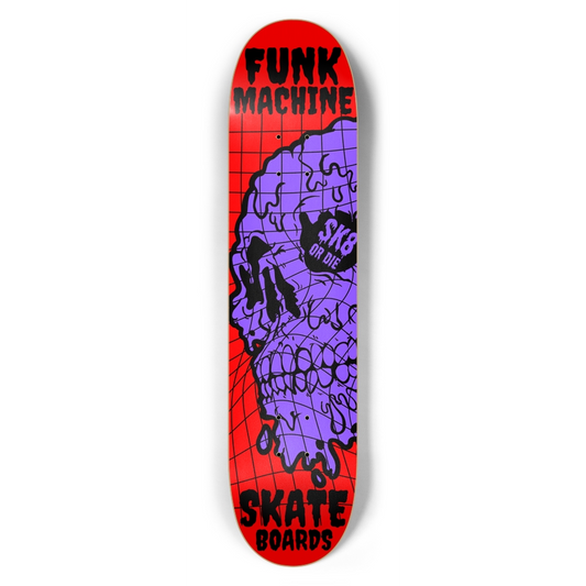 FUNK MACHINE FROM BEYOND (PURPLE) 7-1/2" POPSICLE SK8 DECK