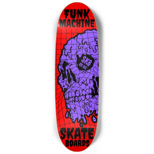 FUNK MACHINE FROM BEYOND (PURPLE) 9-3/4" EGG SHAPE SK8 DECK