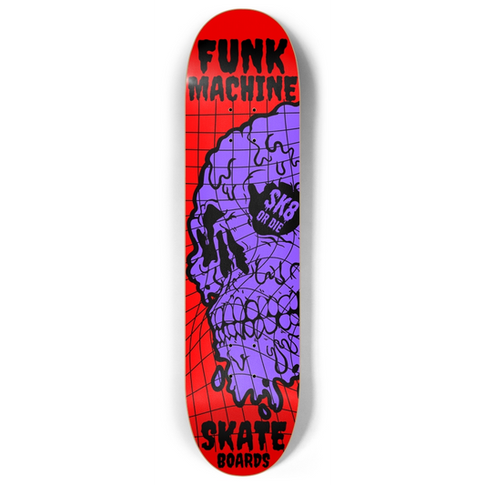 FUNK MACHINE FROM BEYOND (PURPLE) 8" POPSICLE SK8 DECK