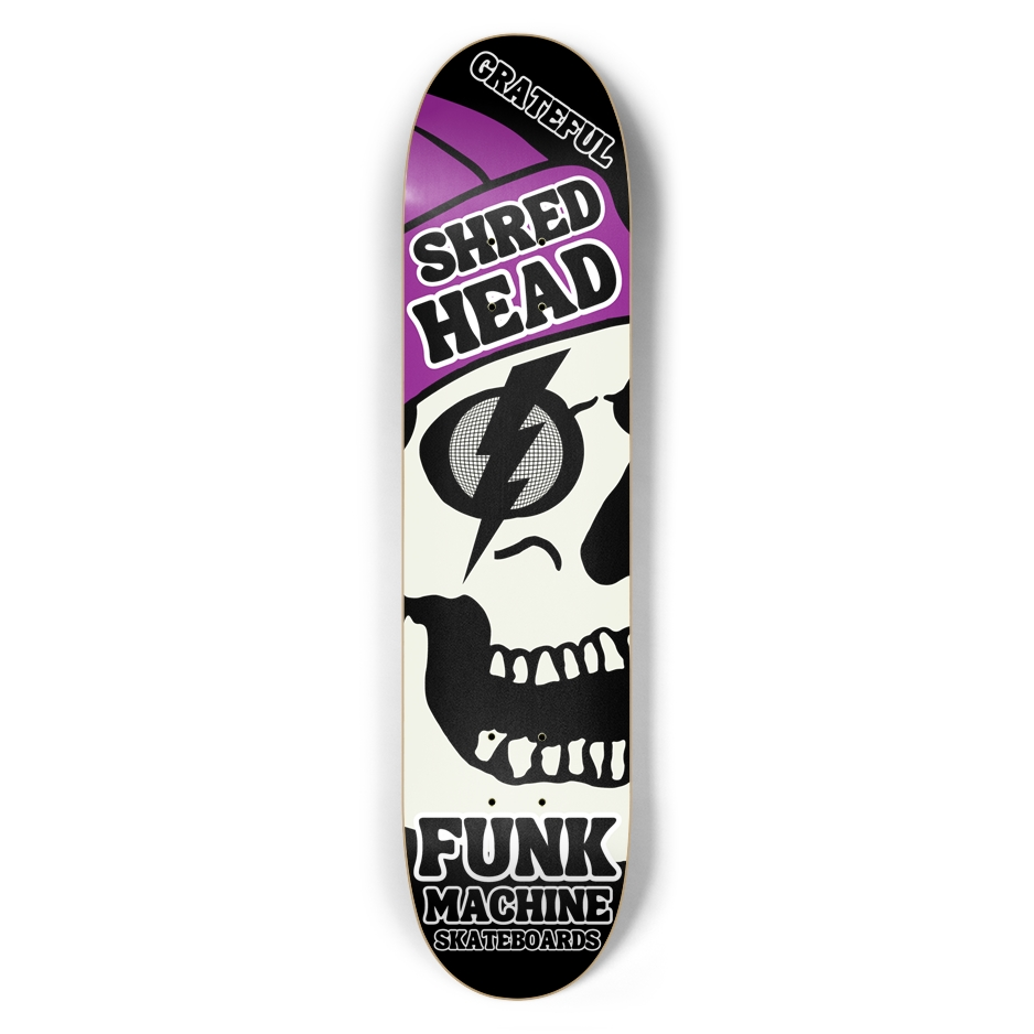 GRATEFUL SHRED HEAD 7-1/2" POPSICLE SK8 DECK