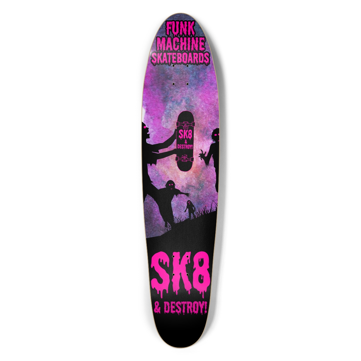 SK8 & DESTROY! LONGBOARD SK8 DECK